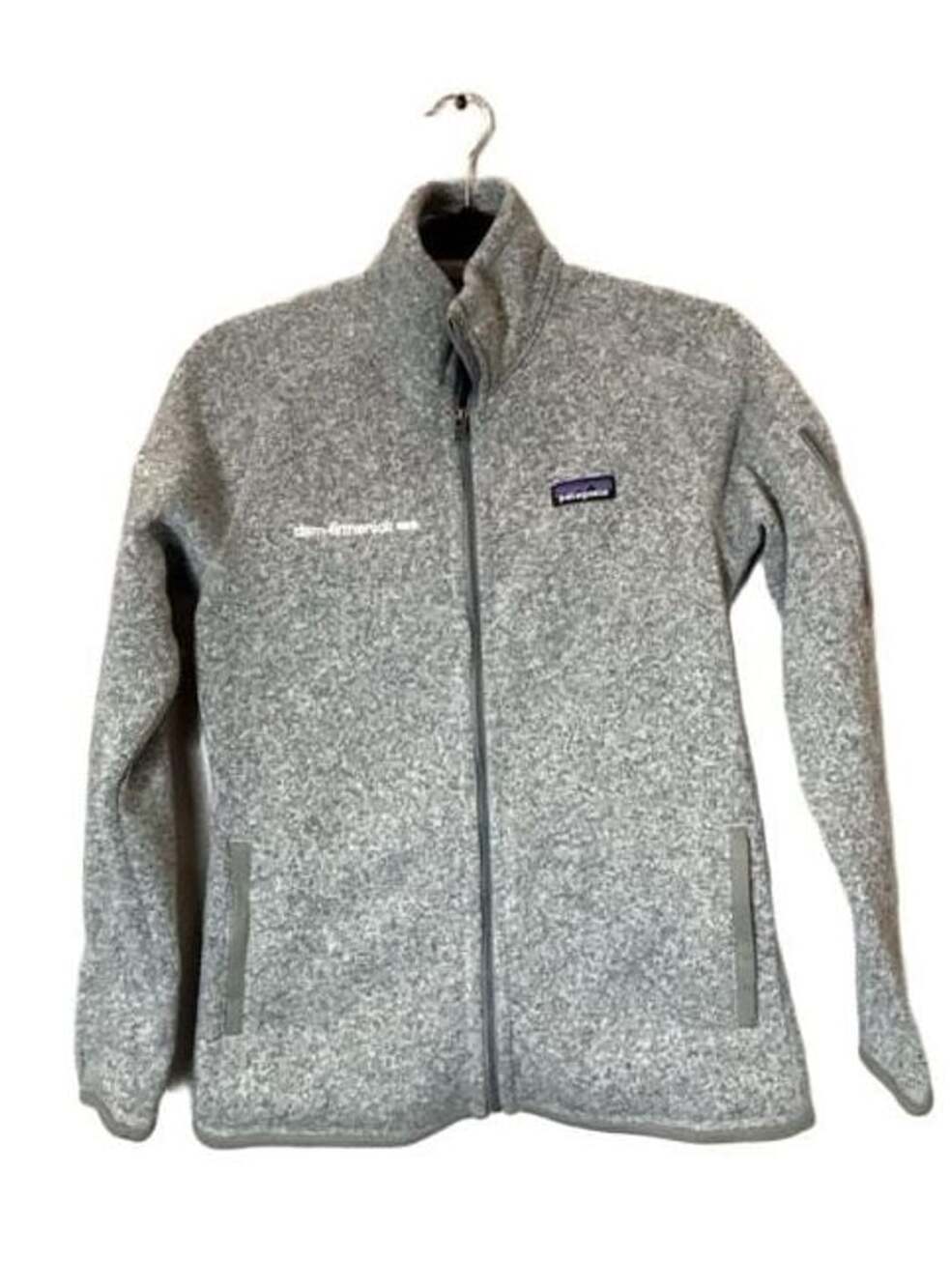 Patagonia Women's Better Sweater Full-Zip Fleece Jacket Gray Heather with Corpor